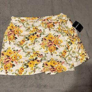 Floral Wrap Skirt